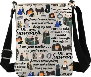 JYTAPP Lover Gift Outlander Cosmetic Makeup Bag Scottish Highlands Pounch Gift Dragonfly Outlander Cosmetic Bag (Crossbody Bag)