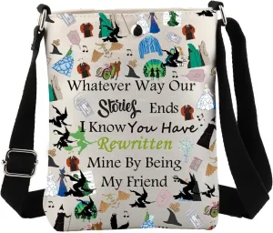 JYTAPP Musical Cosmetic Makeup Bag Witch Villains Fans Merchandise Zipper Pouch Gift Musical Gift (Crossbody Bag)