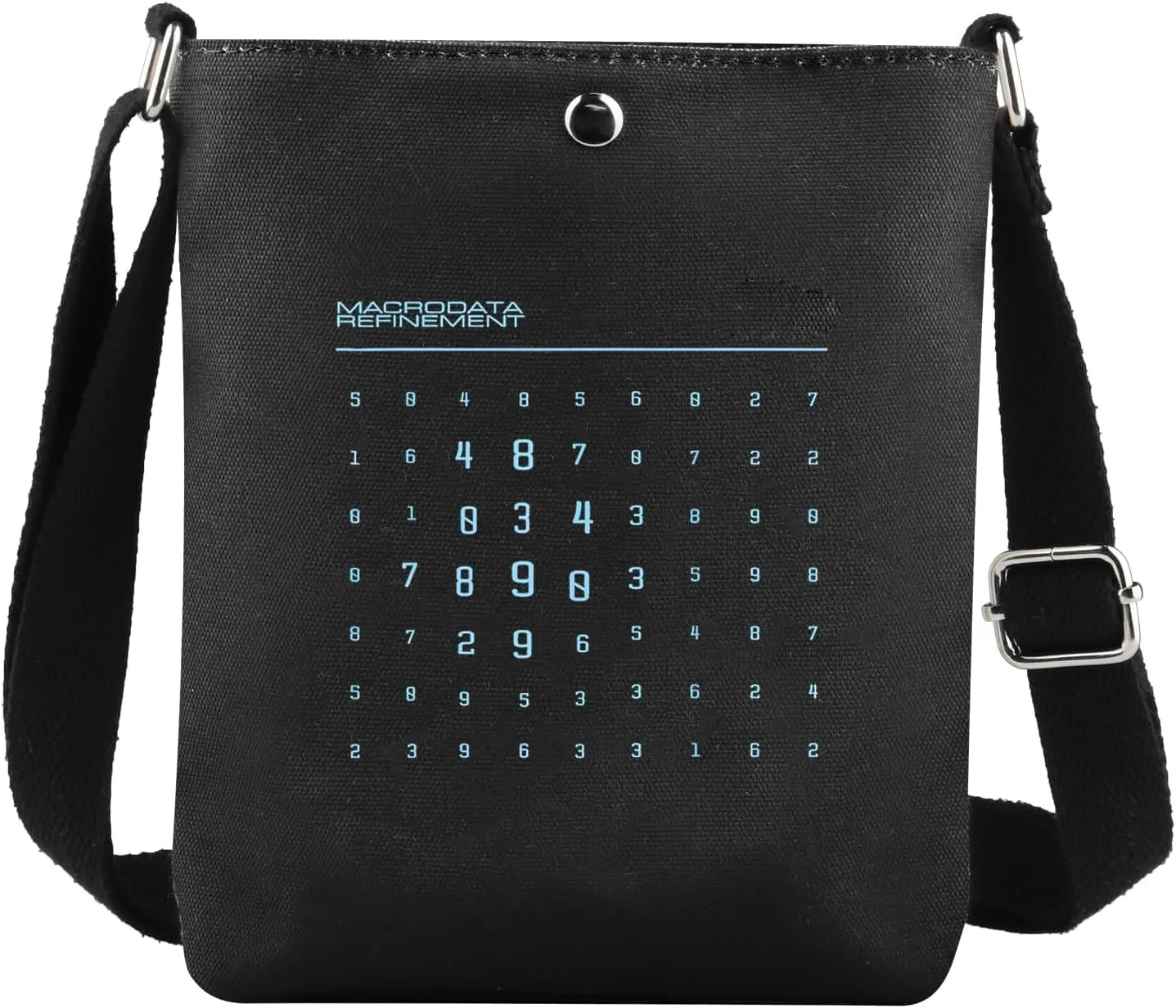 JYTAPP Tv Show Scary Numbers Crossbody Bag Macrodata Refinement Fan Gifts TV Series Fan Gifts (black)