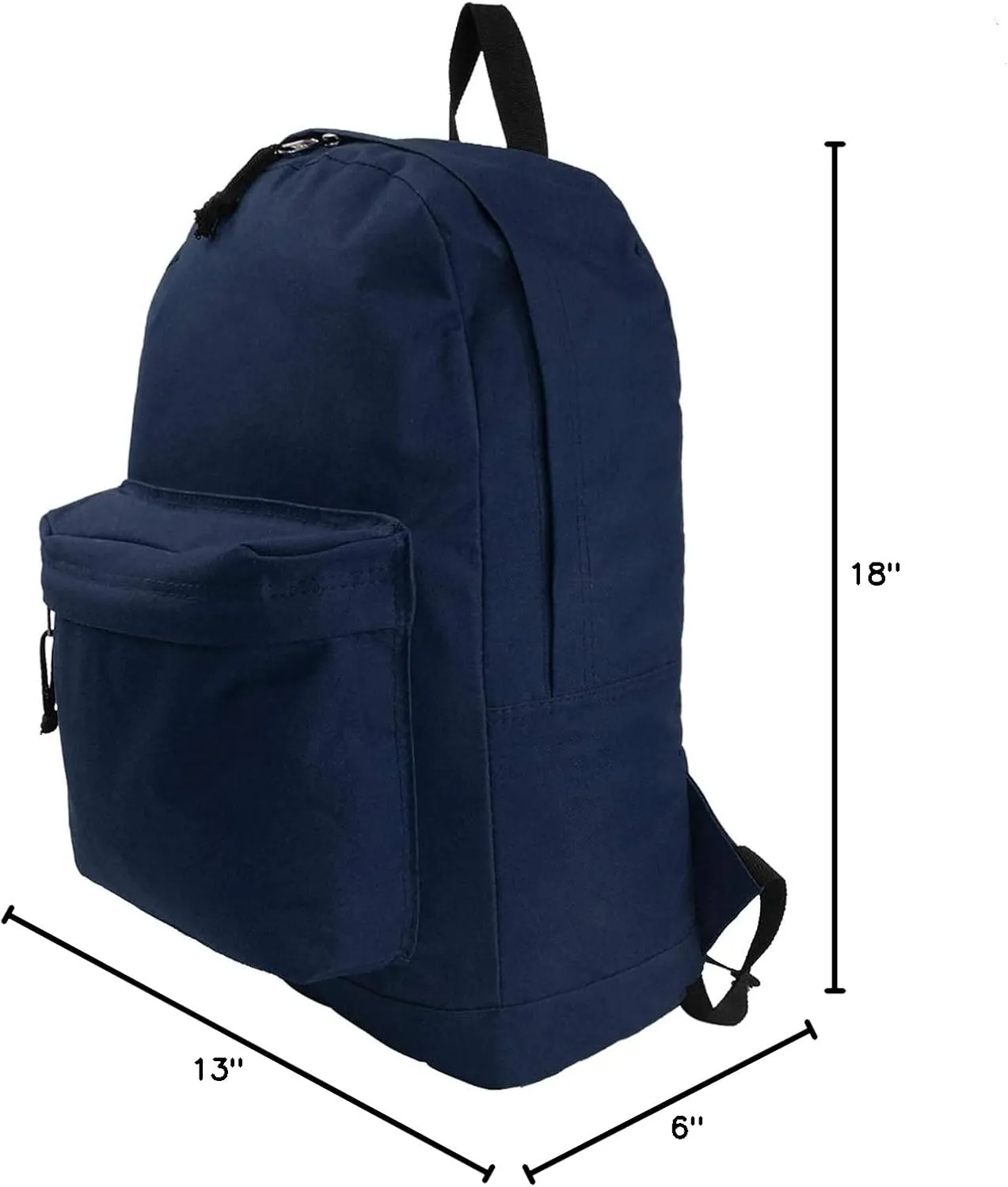 K-Cliffs Classic Bookbag Basic Backpack School Bookbag Student Simple Emergency Survival Daypack