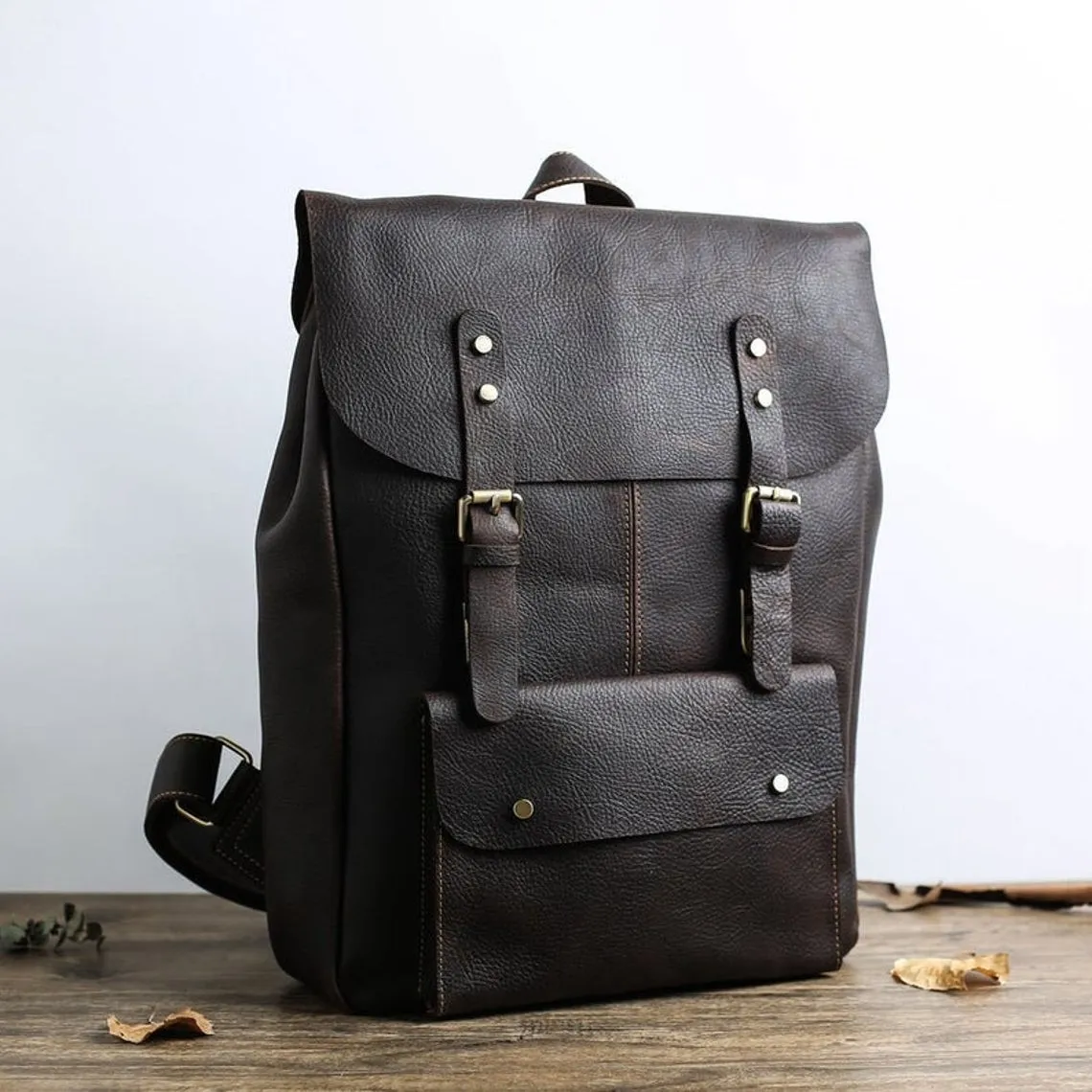 KATMAI LEATHER BACKPACK