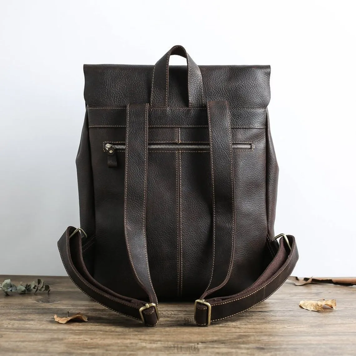 KATMAI LEATHER BACKPACK