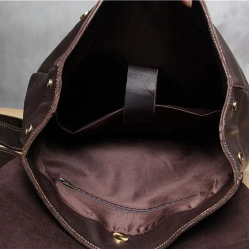 KATMAI LEATHER BACKPACK