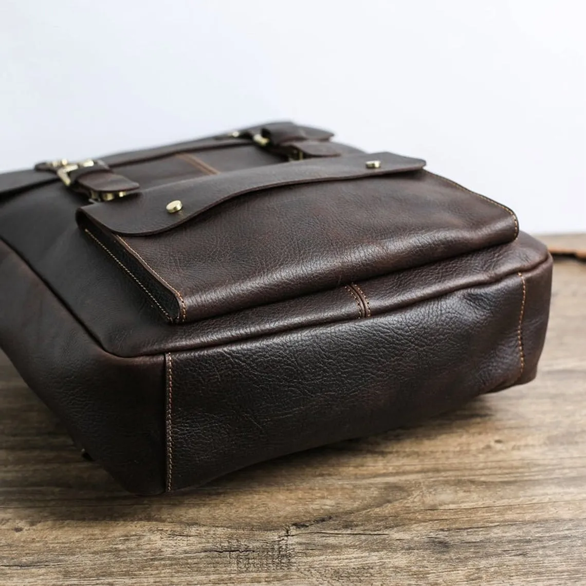 KATMAI LEATHER BACKPACK