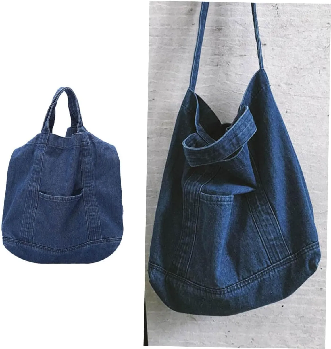 KESYOO canvas shoulder bag canvas hangdle bag