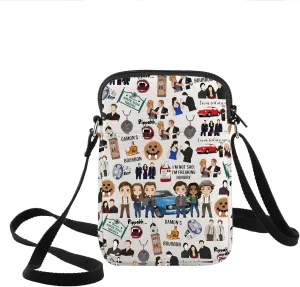 KEYCHIN Brothers Crossbody Bag Damon And Elena Fans Gifts Damon’s Bourbon Vampire Shoulder Bag Stefan Fans Gifts