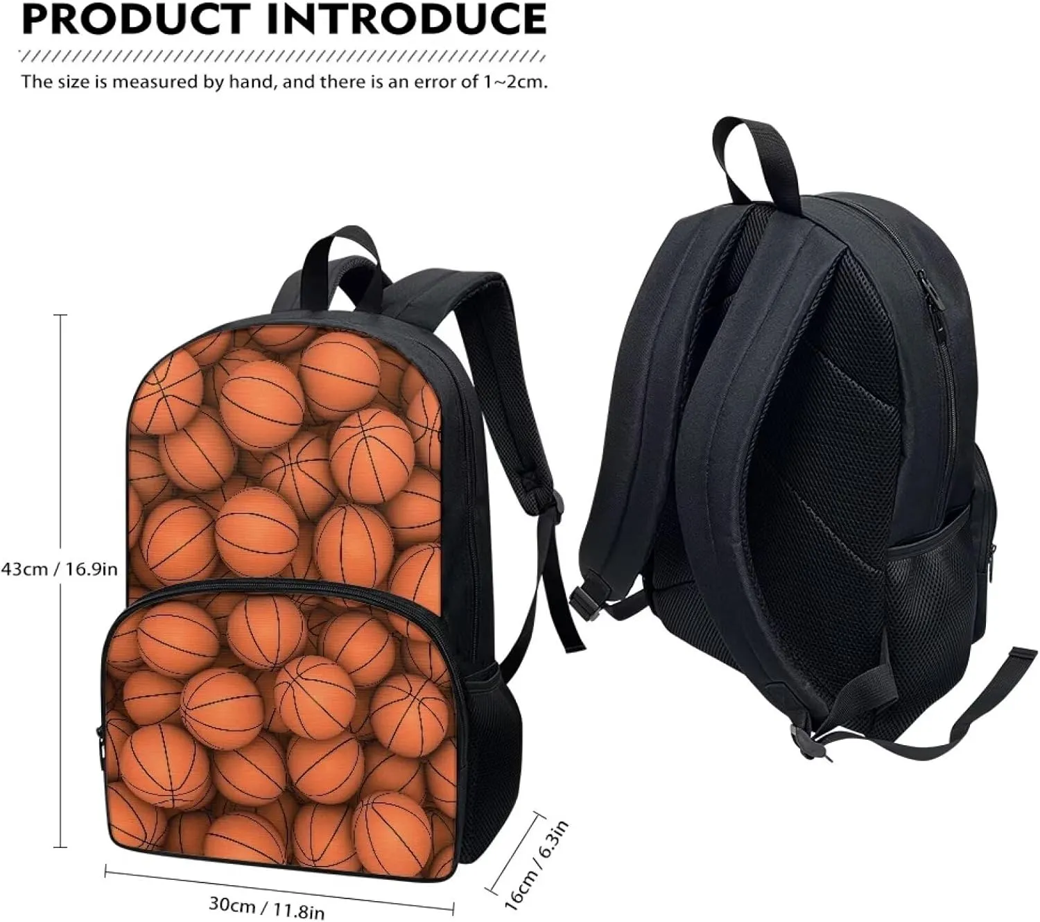 Kids Travel Backpack,Water Resistant Backpack With School Bag Capacity Backpack For Boys,basketball Cute School Supplies For Girls Middle And Smell Proof Backpack For High Sierra Backpack