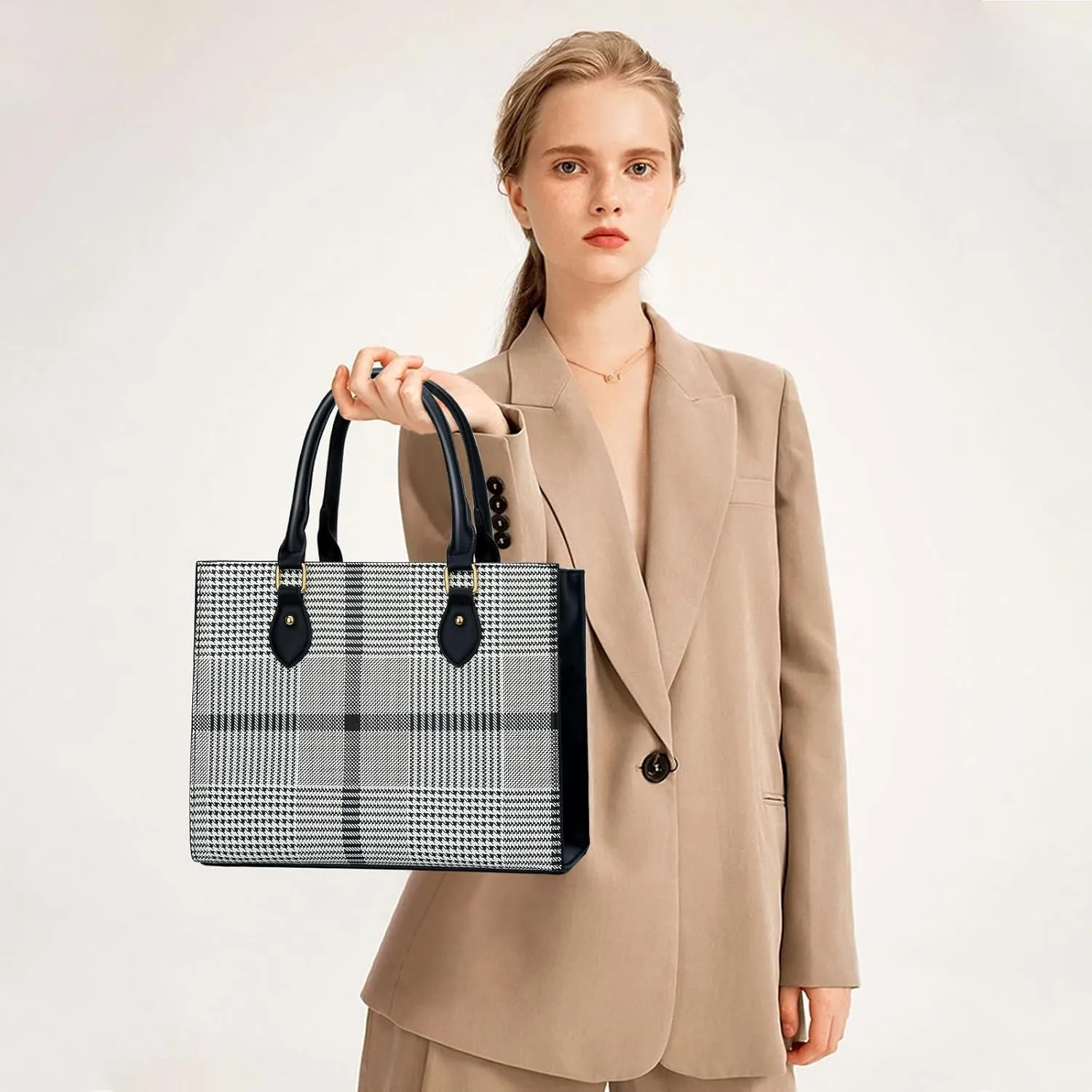 KKXIU Purses and Handbags for Women Vegan Leather Tote Shoulder Bag Ladies Top Handle Satchel with Coin Purse