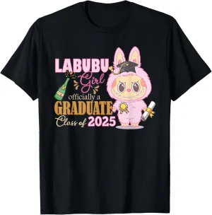 Labubu Girl Officially A Graduate Class of 2025, Senior 2025 T-Shirt