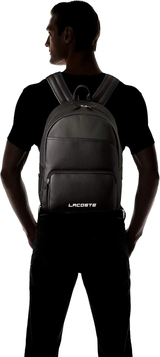 Lacoste Men's Ultimum Backpack, Black, One Size