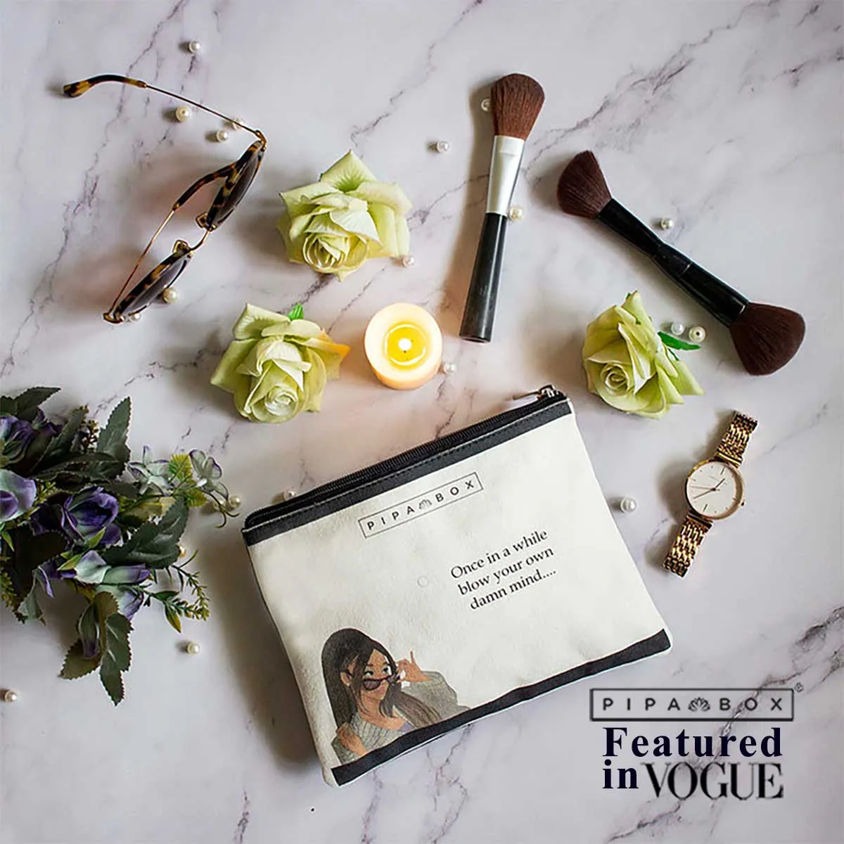 Lady Sass - Multipurpose Canvas Pouch