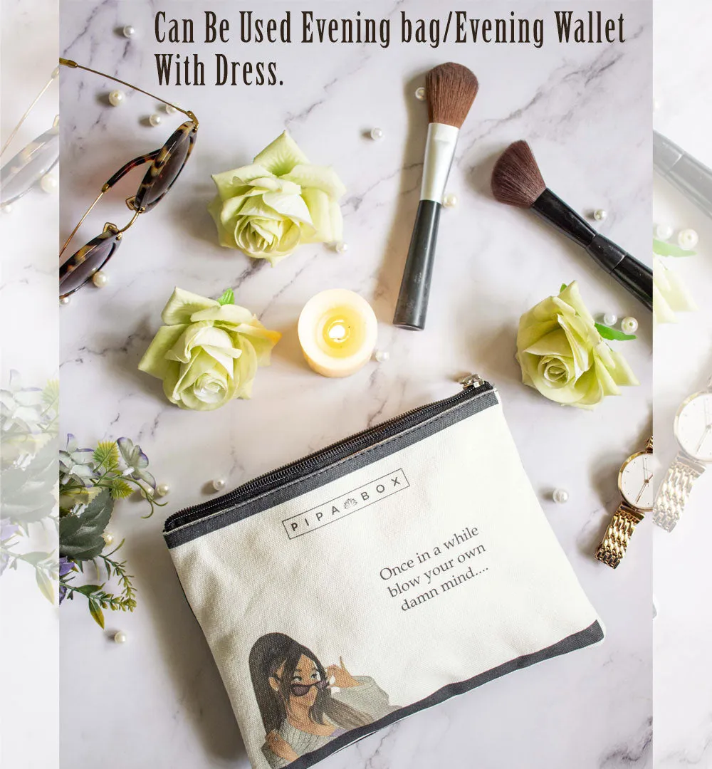 Lady Sass - Multipurpose Canvas Pouch
