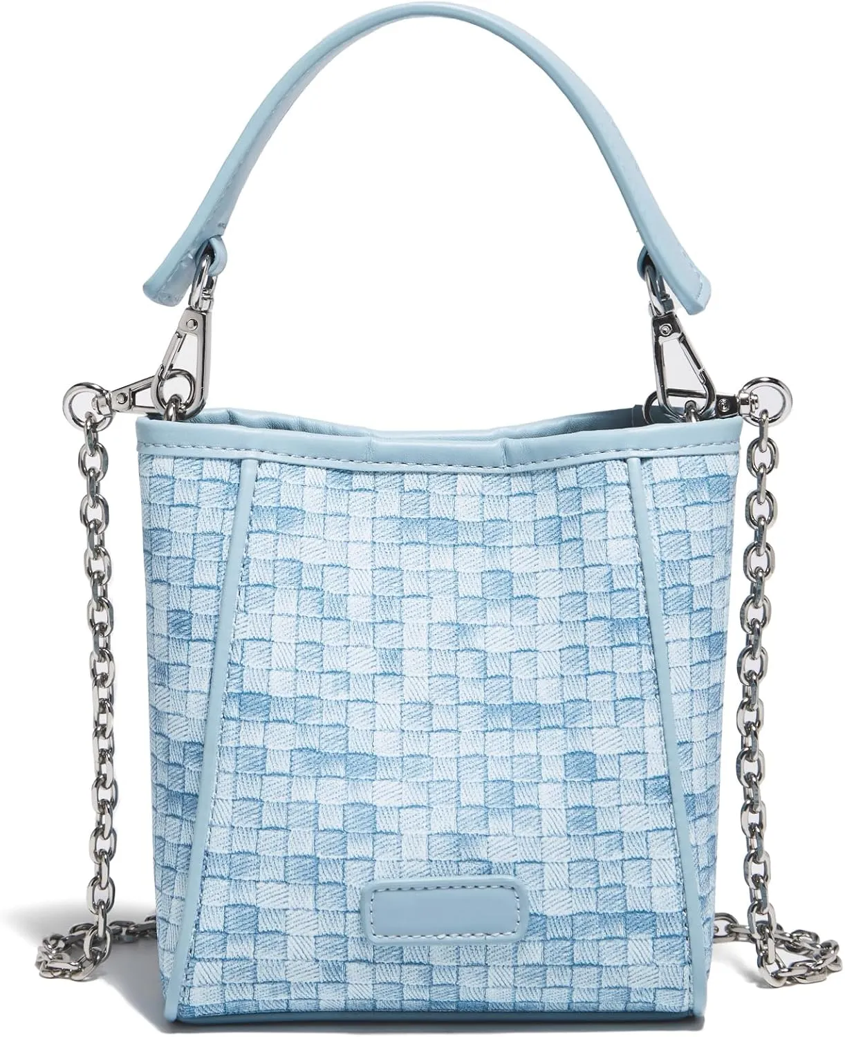 LAORENTOU Small Fabric Bucket Top-handle Crossbody Bag for Women Satchel Trendy Handbags Canvas