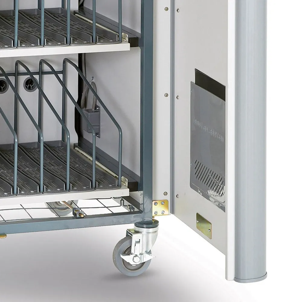 LapCabby 10 Device Vertical Mobile AC Charging Trolley