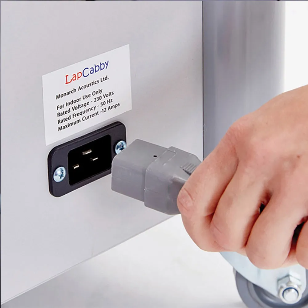 LapCabby 10 Device Vertical Mobile AC Charging Trolley