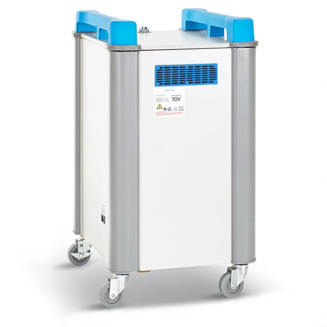 LapCabby 10 Device Vertical Mobile AC Charging Trolley