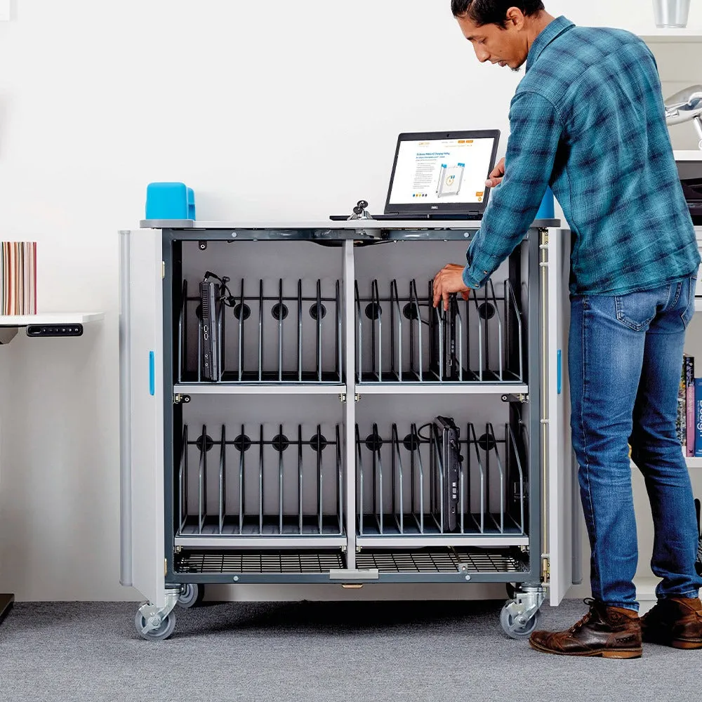 LapCabby 32 Device Vertical Compact Mobile Trolley