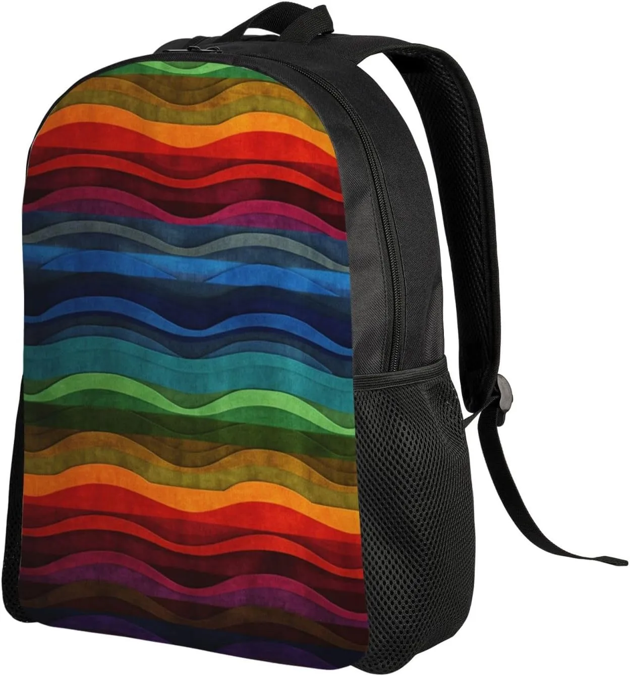 Laptop Backpack for Men Women Carry On Backpack Rainbow Backpack Lightweight Travel Bag Casual Daypack