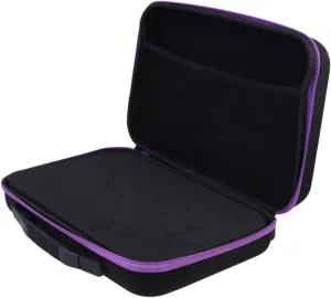 Large Capacity Essential Oil Storage Bag 60 Grid Holder Zipper Easy to Carry Organiser for Essential Oil Bottles