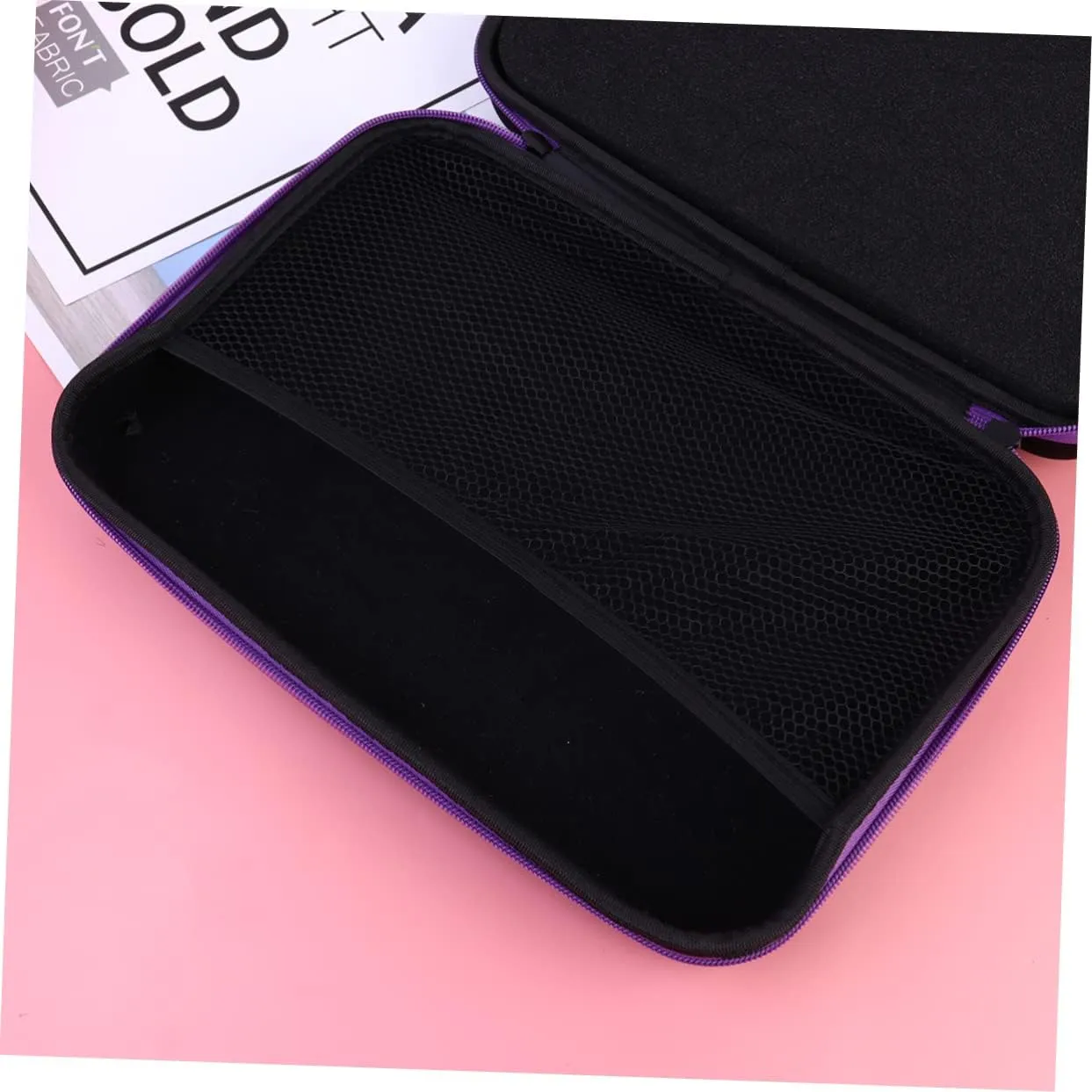 Large Capacity Essential Oil Storage Bag 60 Grid Holder Zipper Easy to Carry Organiser for Essential Oil Bottles