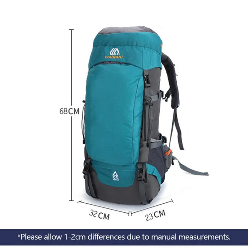 Large Capacity Waterproof Camping Backpack (65L)