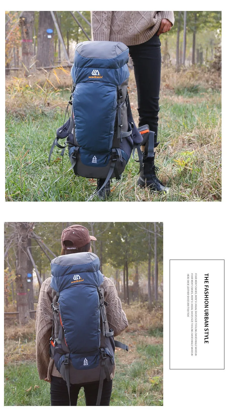 Large Capacity Waterproof Camping Backpack (65L)