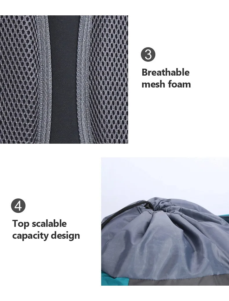Large Capacity Waterproof Camping Backpack (65L)