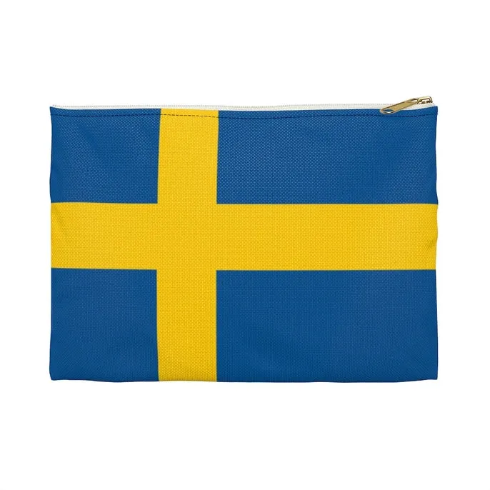 Large Flag Accessory Pouch - Sweden