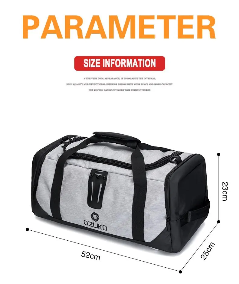 Large Multi-function Travel Duffle Bag