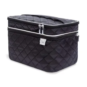 Large Travel Makeup Bag for Women - Black Make Up Bag for Women - Travel Cosmetic Bag - Makeup Case Gifts for Women, Makeup Organizer Bag, Travel Toiletry Bag for Women