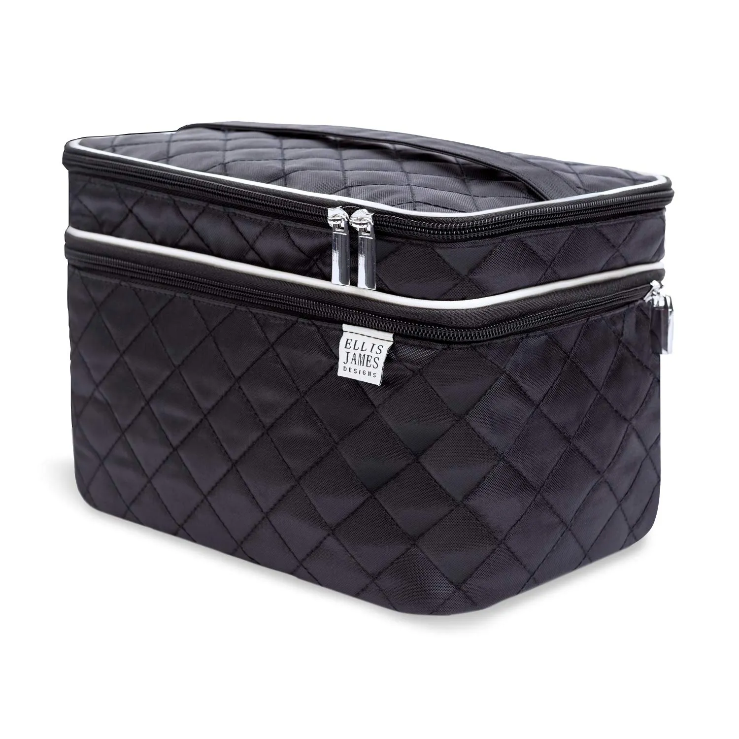 Large Travel Makeup Bag for Women - Black Make Up Bag for Women - Travel Cosmetic Bag - Makeup Case Gifts for Women, Makeup Organizer Bag, Travel Toiletry Bag for Women