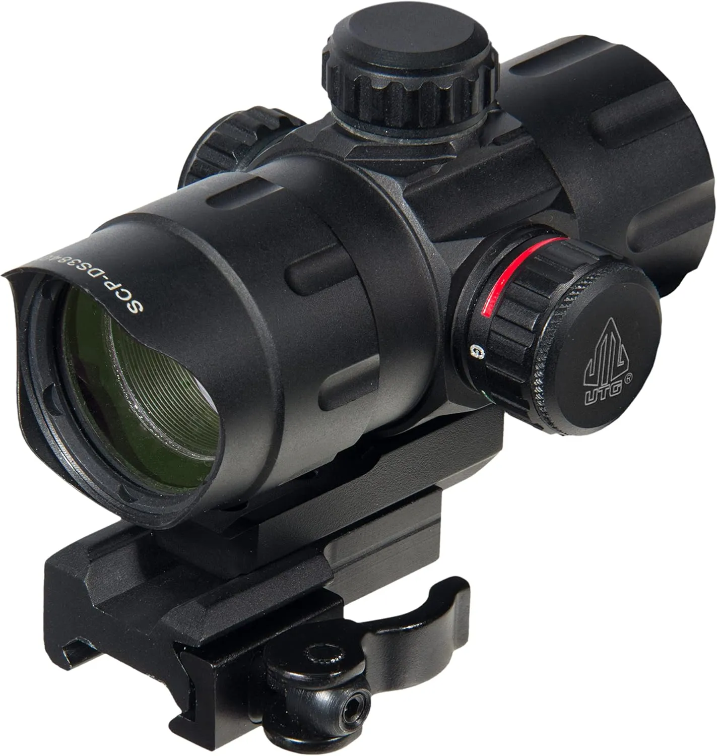 Leapers SCP-DS3840TDQ Inc., UTG 4.2" ITA Red/Green T-Dot with QD Mount, Riser Adaptor