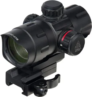 Leapers SCP-DS3840TDQ Inc., UTG 4.2" ITA Red/Green T-Dot with QD Mount, Riser Adaptor