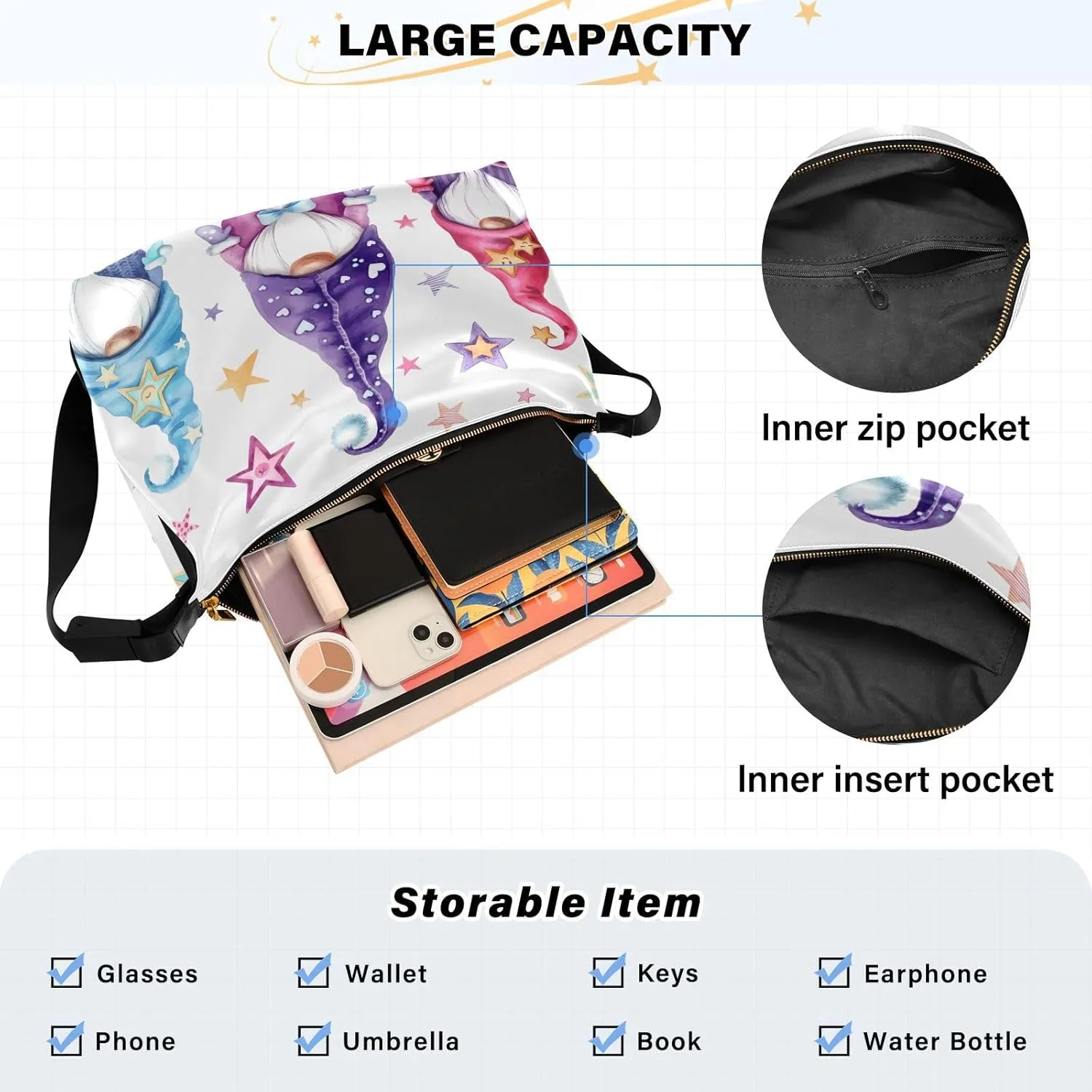 Leather Crossbody Bag & Purse - Women's Tote & Shoulder Bag