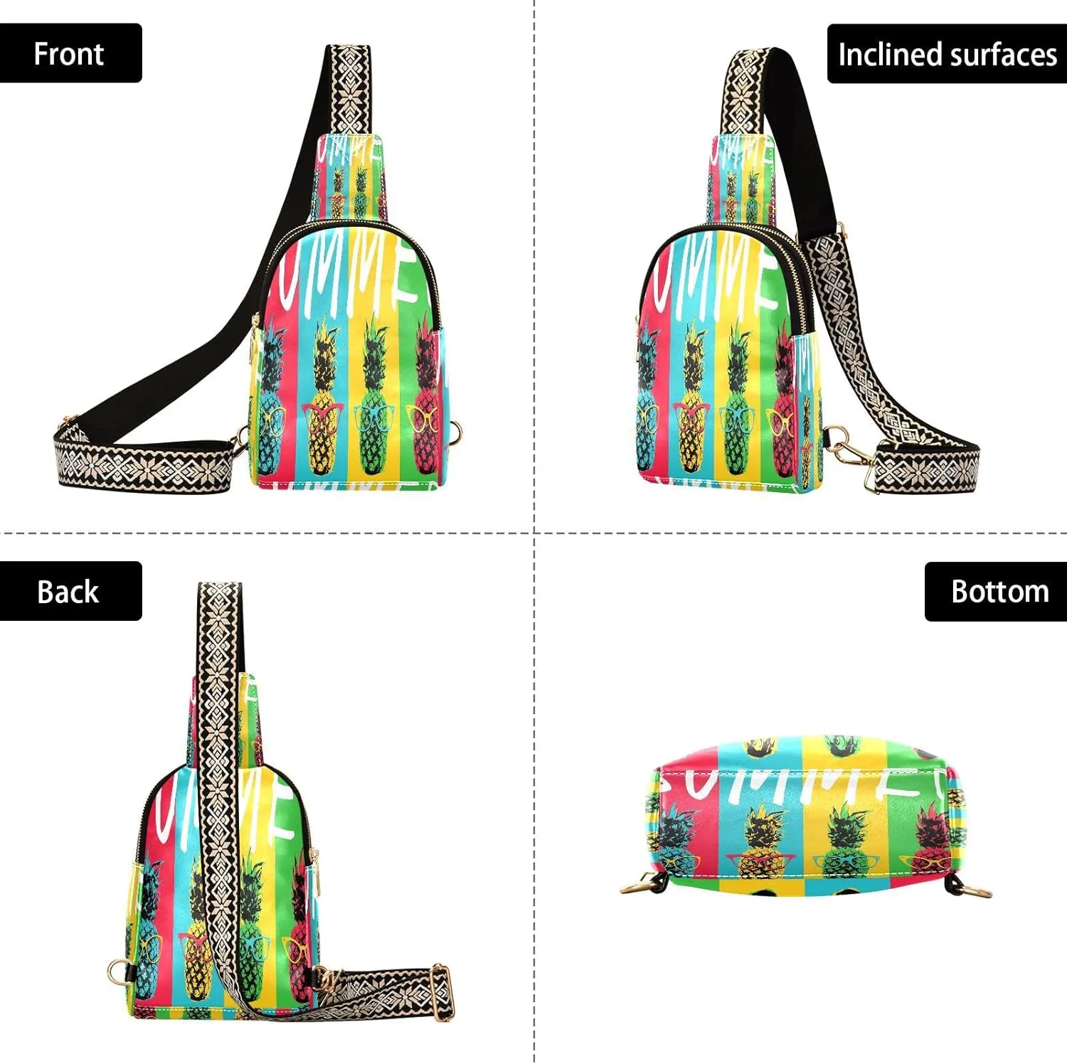 Leather Crossbody Bag for Women,Leather Crossbody Purse Leather Tote Bag Lady Shoulder Bag