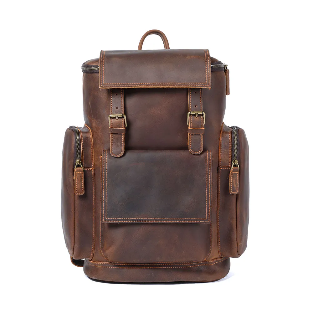 Leather Laptop Backpack | KALMAR