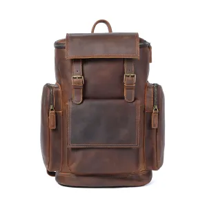 Leather Laptop Backpack | KALMAR