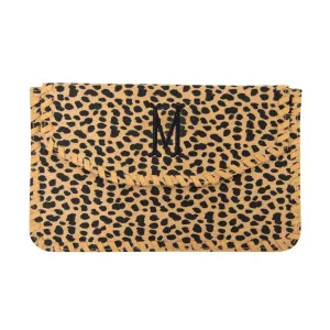 Leopardista Whipstitch Clutch