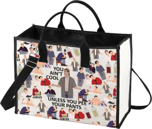 LEVLO Funny Madison Cosmetic Make Up Bag Adam Sandler Quote Gift You Ain't Cool Unless You Pee Your Pants Make Up Zipper Pouch Bag For Women Girls (You Ain't Cool LT)