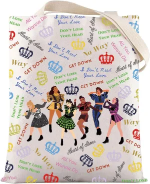 LEVLO Musical Queen Cosmetic Bag Theater Drama Fans Gift Six Queen Musical Make Up Zipper Pouch Bag