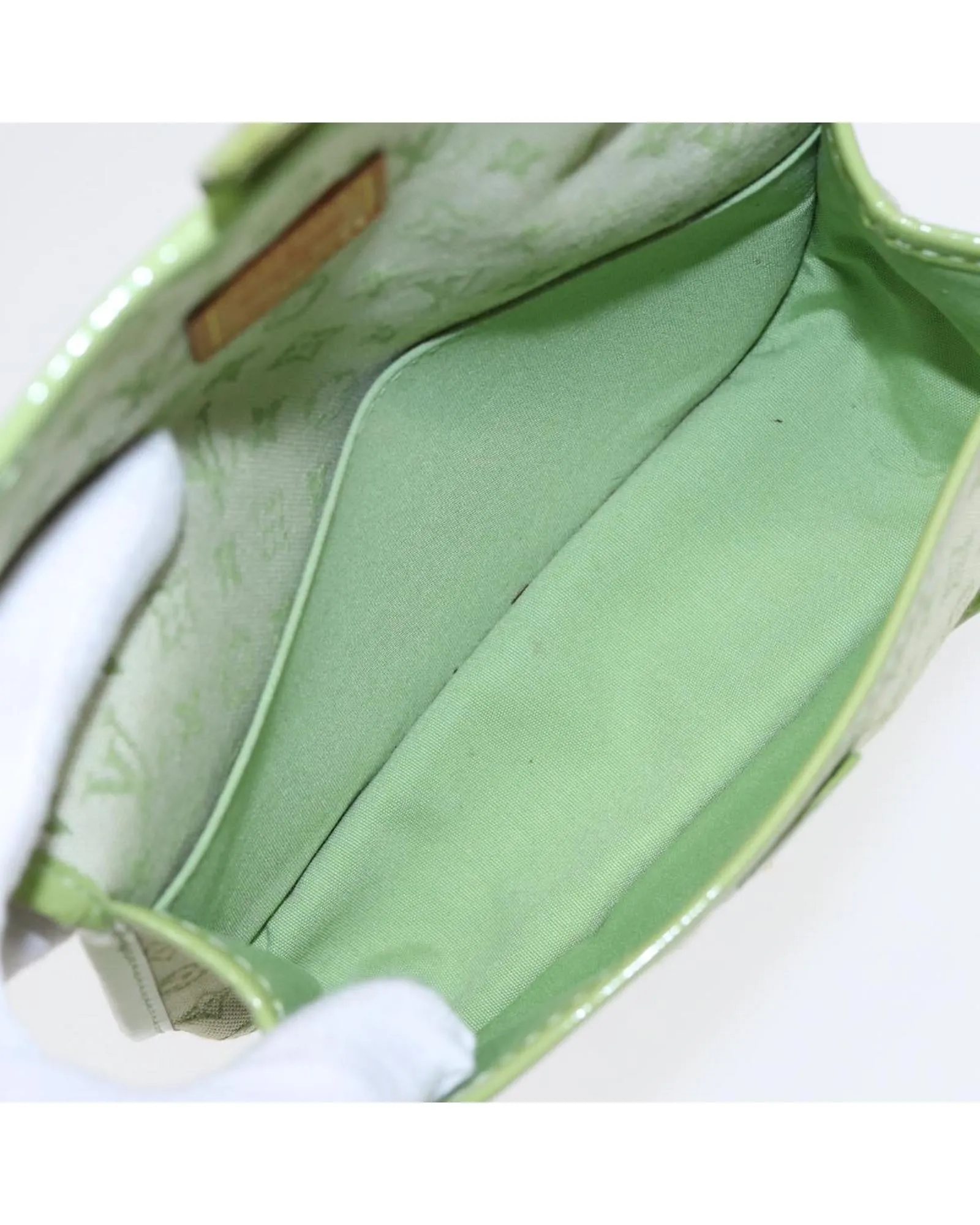 Louis Vuitton Mini Pochette Accessoires  Lime Green
