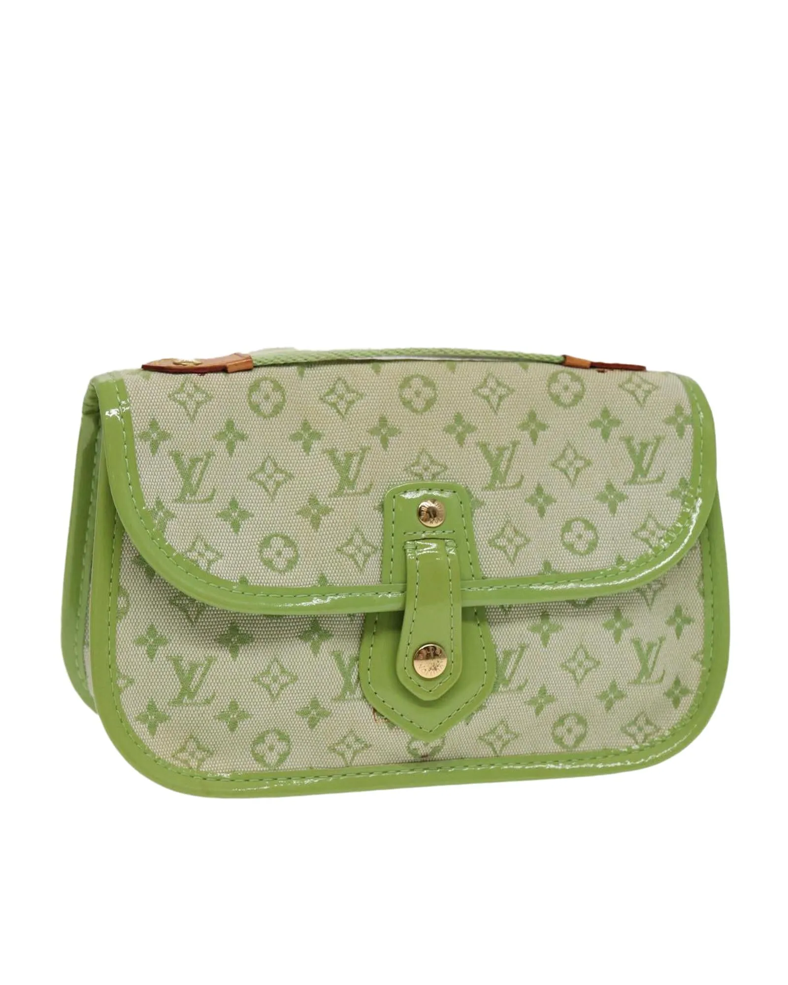 Louis Vuitton Mini Pochette Accessoires  Lime Green