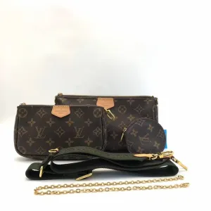 Louis Vuitton Monogram Multi Pochette Bag Brown