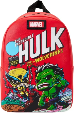 Loungefly Backpack POP! MINIBK: Marvel - Wolverine - Wolverine 50TH Anniversary Comic Action - X-Men - Cute Collectable Bag - Gift Idea - Official Merchandise - for Boys, Girls Men and Women
