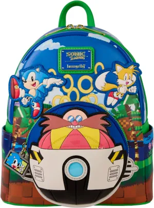 Loungefly Sega Sonic The Hedgehog Mini Backpack
