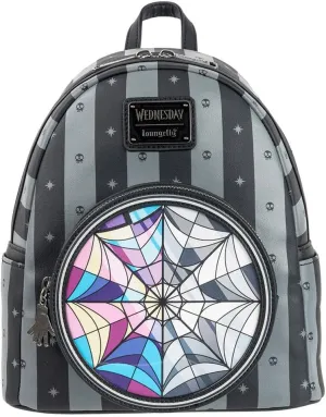 Loungefly Wednesday Nevermore Mini-Backpack, Black