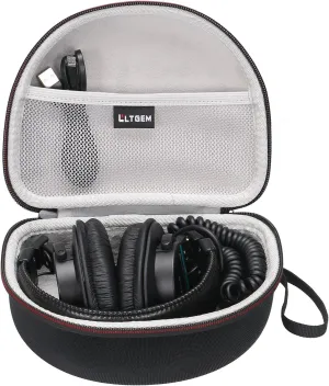 LTGEM Case Compatible with Sony MDR7506 Professional Large Diaphragm Headphone, Black Grey(Case Only)