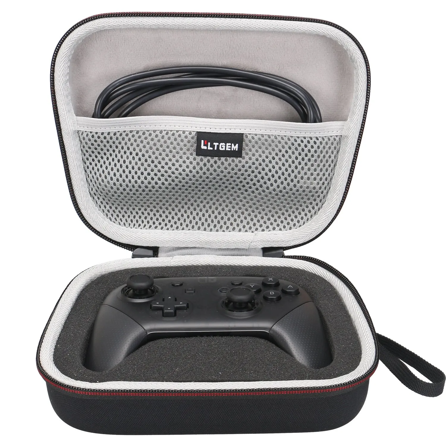 LTGEM Controller Case Compatible with Xbox Core/Xbox Elite Series 2 Core/PlayStation DualSense/GameSir G7 SE/PowerA Gaming Controller, Black Gray