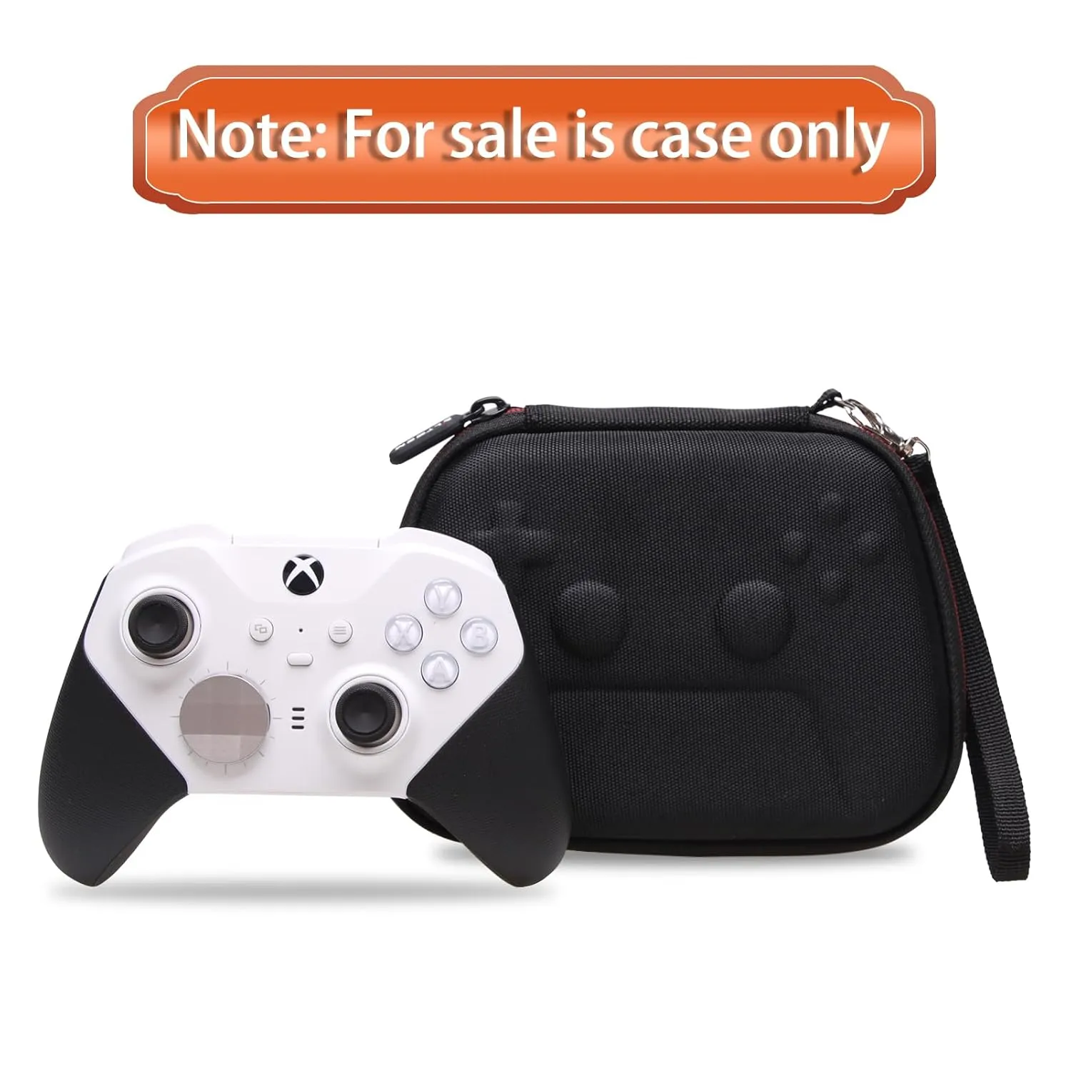LTGEM Controller Case Compatible with Xbox Core/Xbox Elite Series 2 Core/PlayStation DualSense/GameSir G7 SE/PowerA Gaming Controller, Black