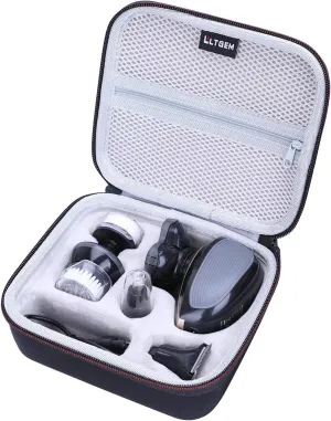 LTGEM EVA Hard Case Compatible with FlexSeries Electric Head Hair Shaver - Travel Protective Carrying Storage Bag (Only Case Sale)